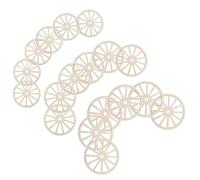Toddmomy 60piezas Ruedas de Madera sin Terminar con Orificios Discos Redondos Naturales para Manualidades DIY Decoración Rústica para Pintar Adornos Colgantes Vintage para Hogar y Eventos