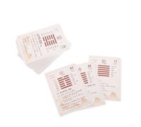 Toddmomy 64piezas Tarjetas i Ching para Adivinación y Guía Completa De Herramientas De Adivinación De para Principiantes y