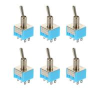 Toddmomy 6mm para Guitarra Eléctrica de Metal de Balancín 3 Posiciones 6 Piezas para Control y Ajuste en Uso de Práctica y Presentaciones
