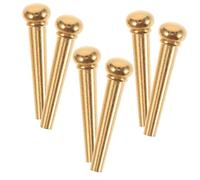 Toddmomy 6piezas Clavijas De Puente De Guitarra Acústica Resistentes y Prácticas Para Guitarra Folk