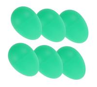 Toddmomy 6piezas Huevos De Maraca De Plástico Instrumentos De Percusión Para Juguetes Musicales Para Educación Temprana Acompañamiento De Ritmo Para Bebés
