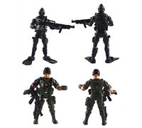 Toddmomy 6piezas Juguetes De Especial Forces Figuras Interactivas para Niño Niña De Soldados rol para Hijos b