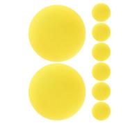 Toddmomy 8 Pelotas de béisbol de práctica de 6 cm (2,2"): Juego de Pelotas de Entrenamiento para Principiantes en Interiores - Repuestos para lanzar y Practicar béisbol - Pelotas de bateo y