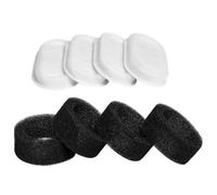 Toddmomy 8 Piezas De Acero Inoxidable Dispensador De Agua para Mascotas Elemento Filtrante Y Conjunto De Combinación De Filtro Salud De Mascotas Filtros De Fuente para Mascotas Filtro De