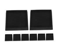 Toddmomy 8 Piezas De Patas De Goma para Muebles Almohadillas De Goma para Patas De Silla Tapas para Ruedas De Muebles Protectores De Silla Copas Color