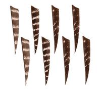 Toddmomy 8 Piezas de Reutilizables de Pluma para con Accesorios de Arquería Fletchings de Alta Durabilidad Diseño para Entrenamiento y Precisión