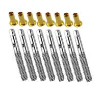 Toddmomy 8juegos Clavijas y Tornillos Para Afinación De Instrumentos De Cuerda Compatible Guitarras Violines y Ukeleles Fácil Instalación y Uso Versátil