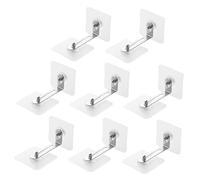 Toddmomy 8piezas Cierre Anticaída Anclajes Para Muebles Adhesivos Sin Taladro Anclajes Antivuelco Para Estanterías Cómodas y Armarios Protección Infantil Para Muebles