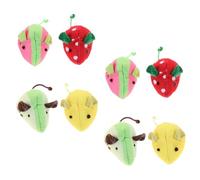 Toddmomy 8piezas Juguete para Gatos Forma De Ratón Kit Juguetes De Catnip y Divertidos para Que Juegan Interiores Sandías y