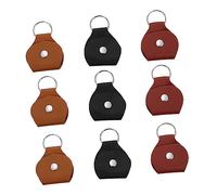 Toddmomy 9piezas Llavero Bolsa para Guardar Púas de Guitarra de PU Unidades Soporte para Púas para Llevar el Llavero Toca la Guitarra
