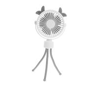 Toddmomy Abanico Plegable De Tres Mini Ventilador Portatil Abanico Pequeño Ventilador Eléctrico De Refrigeración Nebulización De Paseante Ventilador De Clip Oficina El Plastico