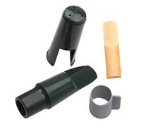 Toddmomy Abrazadera de Boquilla para Saxofón Kit de Accesorios de Saxofón Protege la Boquilla para Práctica y Transporte Compatible con Mayoría de Modelos