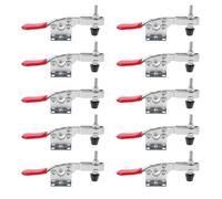 Toddmomy Abrazaderas Rápidas de Palanca 10 Piezas Alta Resistencia y Superficie Lisa para Herramientas Manuales en Carpintería y Soldadura