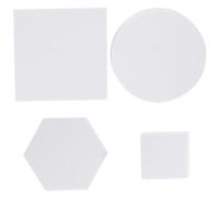 Toddmomy Accesorios Fotográficos Decorativos de Espuma 4 Piezas Cubo 5X5X5 CM Rectángulo 10X10X4 CM Cilindro 10X3 CM Hexágono 9X2 CM para Fotografía de Productos Maquillaje y