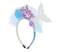 Toddmomy Accesorios para el cabello de la de sirena venda diadema de sirenita hermoso Playa fiesta diademas únicas diademas para niñas pequeñas banda de cabello paño