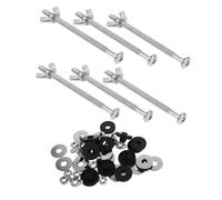Toddmomy Accesorios Para Tanque De Inodoro Perno De Fijación Del Asiento De Inodoro Kit De Reparación De Junta De Taza Kit De Pernos Para Tanque De Tornillo De Fijación De Tapa De