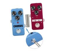 Toddmomy Adaptador de Pedales de Efectos 3 Piezas Resistentes de Cobre para Conectar Dispositivos Puerto de 6,35mm para Guitarra Doble Cabezal en Forma de Z
