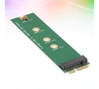Toddmomy Adaptador SSD M.2 Ngff a Ux21e y Ux31e, Tarjeta Convertidora de Metal Verde para Disco SSD Compatible Placas Base de Portátil
