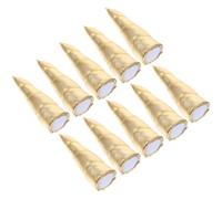 Toddmomy Adornos para Diadema 10 Piezas Cuerno Unicornio Dorado 9 Cm Accesorios de Bricolaje para Tocados Manuales Decoración para Pinzas y Disfraces Infantiles Color Color Aleatorio