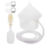 Toddmomy Alimentador Automático de Agua para Bebedero de Plástico para Aves y Aves de Corral de Usar y Limpiar para Pajareros