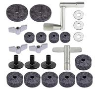 Toddmomy Almohadillas De Fieltro Para Platillos Antideslizantes Para Batería De Arandelas Tuercas y Tubos Para Ajustar Platillos Escenarios De Concierto