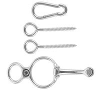 Toddmomy Anillo de Sujeción para Inoxidable Equipamiento Conveniente para Atar para Actividades Ecuestres y Entrenamiento