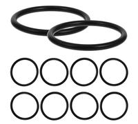 Toddmomy Anillos de Goma Epdm para Cuencos Sonoros, 10 Piezas, Forma Circular, Color Negro, Sellado Superior para Instrumentos Musicales y Cuencos