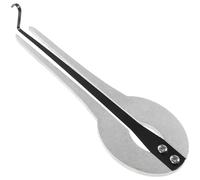 Toddmomy Arpa de Boca Portátil para Principiantes de Metal Plata Estilo Étnico, Instrumento Sonoro Claro y Rico en Armónicos para Interpretar Melodías Tradicionales