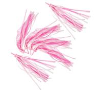 Toddmomy Banderines Decorativos para Manillar de Bicicleta Infantil 6 Piezas Color Rosa Fucsia Borlas Perladas Serpentinas para Patinete y Triciclo Accesorios Seguros y Llamativos para