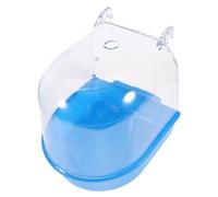 Toddmomy Bañera Colgante para Aves Bañera De Plástico para Periquitos y Loros Accesorio De Jaula De Baño para Relajar y Cuidar Tu Mascota