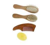 Toddmomy Baño Cepillo Suave Para Bebés De Lana Mango De Madera Para Shower Casa y Mantener La Cabeza Limpia Baño