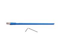 Toddmomy Barra de Acero Azul para Ajuste del Tensor de Guitarra de 400 Mm Doble Acción, Fácil Instalación y Aumento de Curvatura