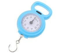 Toddmomy Báscula Colgante Portátil Pequeña Gancho en Forma de 8 Báscula de Resorte Ligera Azul para Equipaje Uso Doméstico y Actividades al Aire Libre Escala Miniatura de Precisión