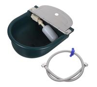 Toddmomy Bebedero automático para animales: bebedero de acero inoxidable con tubo para ganado, ideal para perros, caballos, cabras, cerdos y vacas.