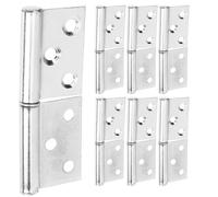 Toddmomy Bisagra de Bandera de Acero Inoxidable 304 25 Pulgadas 12 Piezas Desmontable para Puertas Plegables y Armarios Mini Bisagras Resistentes para Uso Doméstico