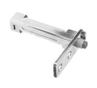Toddmomy Bisagra Pivotante de Aleación de Zinc Plata, Bisagra de Nevera para Puerta de Frigorífico, Giro Silencioso y Precisión para Congelador