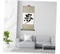 Toddmomy Blank Chinese Calligraphy Hanging Scroll Silk Frame Adjustable Paper For Art And Writing Practice Decoration