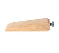 Toddmomy Bloque de lijado para madera, taco de lija, soporte de papel de lija, tornillo ajustable, herramienta de pulido de 0,8 x 10,4 cm, para bordes de cuero