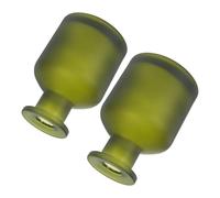 Toddmomy Botellas Difusoras de Aromas de Vidrio Cilíndricas de 130ml, Recargables Prueba de Derrames, 2 Piezas para Coche y Sala de Estar