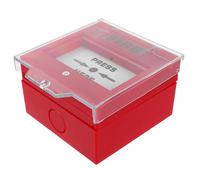 Toddmomy Botón de Alarma de Emergencia de Plástico Rojo, Respuesta Rápida y Alta Sensibilidad, para Oficinas y Situaciones de Emergencia, Instalación Fácil