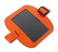 Toddmomy Brazalete Portatarjetas de Plástico Color Naranja Protección para Tarjetas, Ajustable para Trabajo y Escuelas, Adecuado para Enfermeros y Obreros