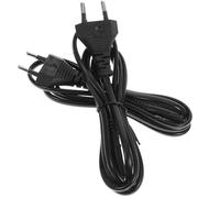Toddmomy Cable de Alimentación Negro de 1,5 M, 2 Hilos Enchufe Europeo en Forma de 8, 2 Piezas, Cable de Extensión para Electrodomésticos Consumo y Dispositivos de Audio Domésticos