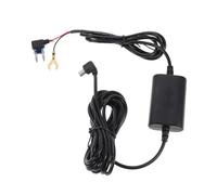 Toddmomy Cable de Alimentación para Grabadora de Datos 12v a 5v 2.5a 3.2m Conector Mini Ángulo Derecho para Coche, Accesorio Abs y PC Compatible Cámaras de Salpicadero y Navegación