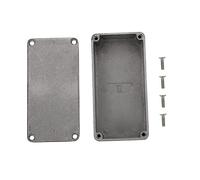 Toddmomy Caja De 1 Pieza Caja efecto aluminio guitarra para caja de pedales estuche de aluminio caja de pedalera Silver