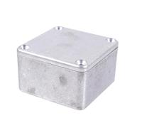 Toddmomy Caja de Aluminio para Pedalera de Guitarra 1590lb 50.5x50x31 Mm Carcasa para Efectos de Guitarra de Fundición a Presión Estuche Metálico para Proyectos Electrónicos