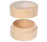 Toddmomy Caja de recuerdos para porta cortes de pelo bebé caja de hadas caja de madera para cortes de pelo primer recuerdo de la infancia para y niñas