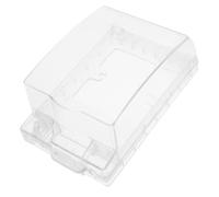 Toddmomy Caja para Enchufes Tipo 86 de Abs, Cubierta Protectora Antisalpicaduras, Resistente al Agua, Diseño Alargado y Elevado, Adecuado para Uso Exterior y Protección de Enchufes