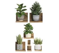 Toddmomy Calcomanías de Pared 3D Plantas y Diseño Plegable para Sala de Estar, Decoración Mural Creativa para Habitaciones y Espacios Interiores