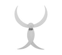 Toddmomy Calibrador de Carpintería de Acero Inoxidable Forma de 8 para Medición Interior y Exterior Pinza de Medición de Espesores Herramienta Precisa para Proyecto de Torneado