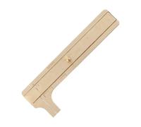 Toddmomy Calibrador Vernier de Latón 80 MM Doble Escala Pulgadas y Milímetros Herramienta de Medición Manual Precisa para Joyería y Metalistería Instrumento Compacto para Trabajos